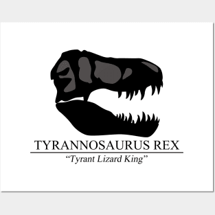 Tyrannosaurus Rex Skull Posters and Art